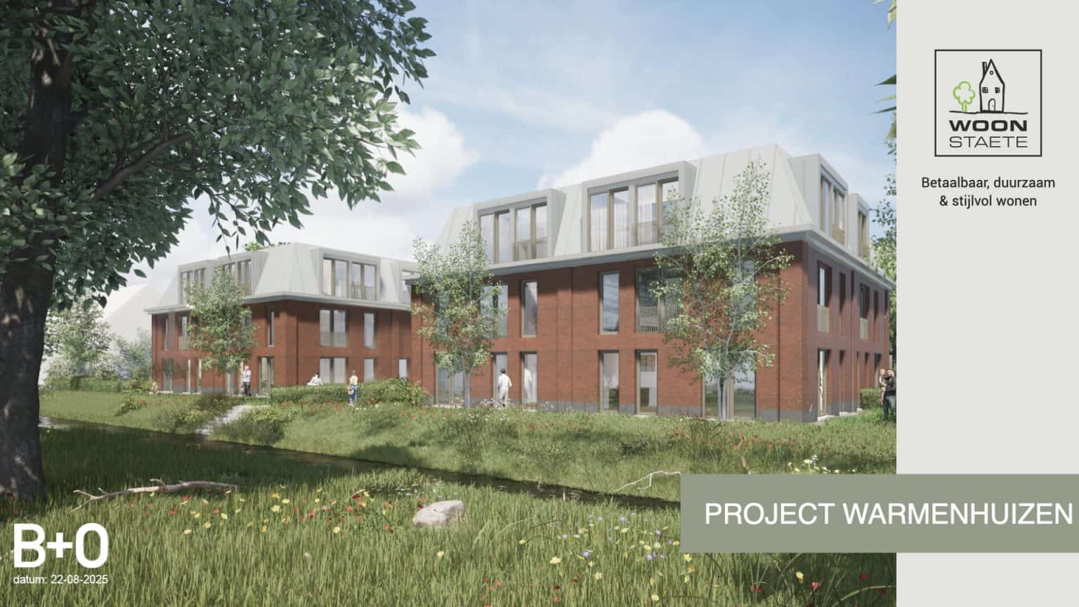 Duurzame, stijlvolle appartementen met groene omgeving.